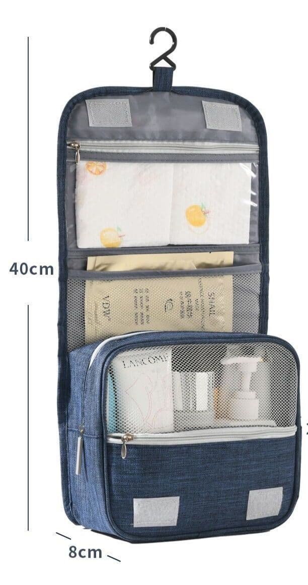 トラベルポーチ 多機能吊り下げ式洗面用具収納ポーチ